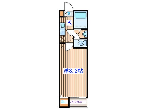 クレアフォーチュン清水沼の物件間取画像